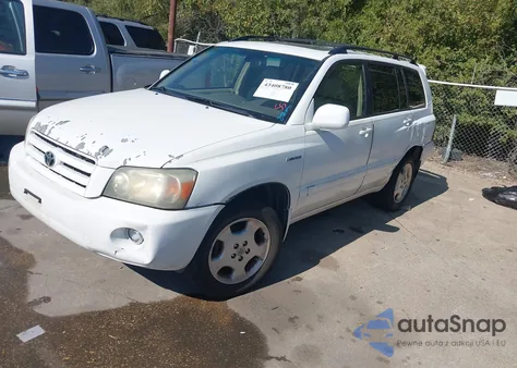2006 Toyota Highlander Limited V6 из США, поврежденный, VIN JTEDP21A960103552